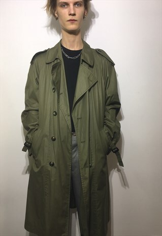 VINTAGE 90' OLDSCHOOL AMAZING GREEN CASUAL COAT