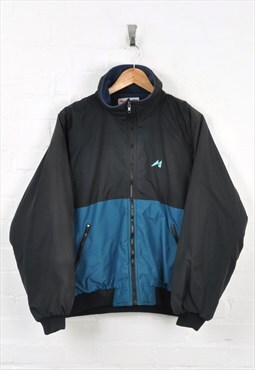 Vintage 90s Ski Jacket Black XL