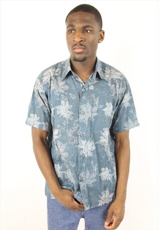 VINTAGE ABSTRACT 90'S PATTERNED SHIRT