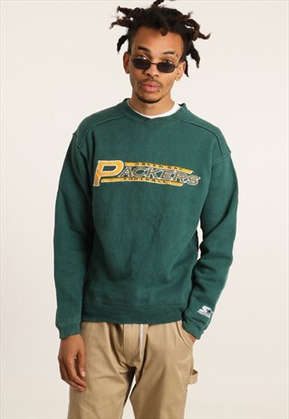 VINTAGE STARTER EMBROIDERED GREENBAY PACKERS SWEATSHIRT