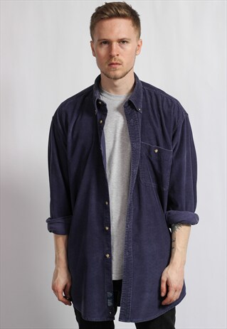 VINTAGE OVERSIZED CORDUROY SHIRT