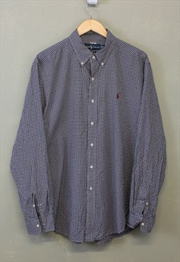 Vintage Ralph Lauren Shirt Multicolour Long Sleeve With Logo
