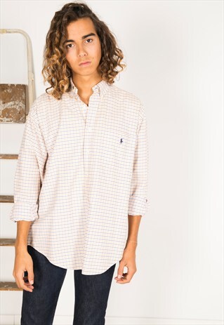 VINTAGE 80S POLO RALPH LAUREN SHIRT / R0171