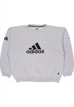 Adidas 90's Spellout Heavyweight Crewneck Sweatshirt Large G
