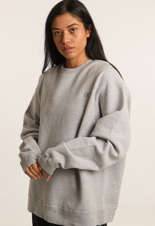 VINTAGE CHAMPION EMBROIDERED LOGO SWEATSHIRT