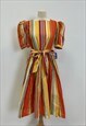 Vintage Laura Ashley Striped Dress