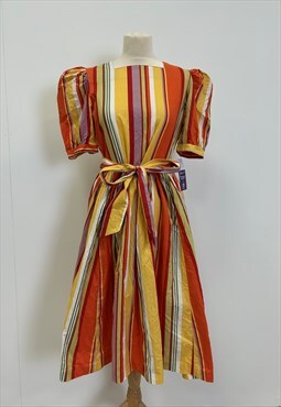 Vintage Laura Ashley Striped Dress