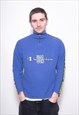 VINTAGE CHAMPION USA 90S NEON 1/4 ZIP SWEATSHIRT PULLOVER