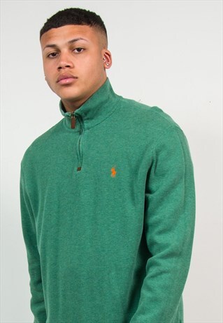 RALPH LAUREN QUARTER ZIP JUMPER