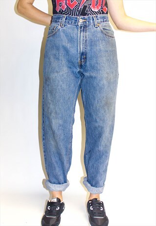 VINTAGE LEVI'S HIGH WAIST GRUNGE WORKERS JEANS