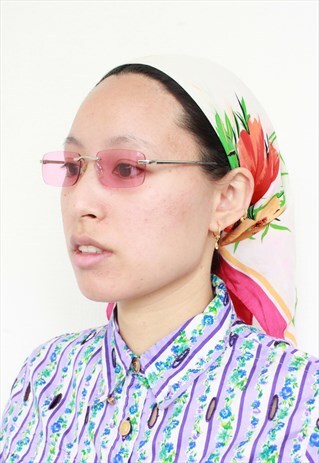 Y2K STYLE PINK LENS BARBIE SUMMER STYLE SUNGLASSES