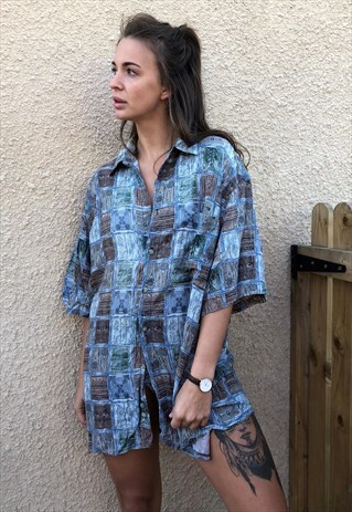 OVERSIZED RETRO 90S 80S VINTAGE UNISEX FESTIVAL SHIRT