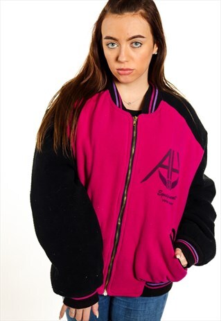 VINTAGE VARSITY FLEECE JACKET J2213