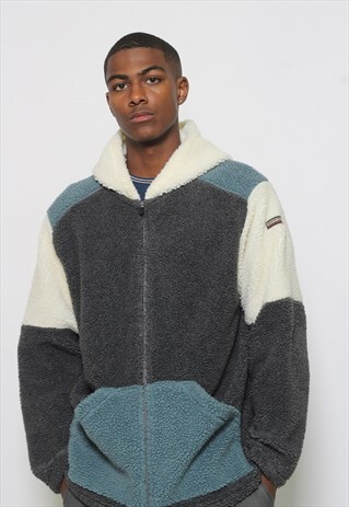 VINTAGE NAPAPIJRI HOODED FLEECE