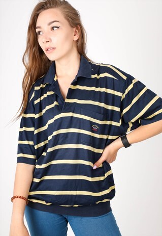 VINTAGE PAUL & SHARK POLO T-SHIRT NT1192
