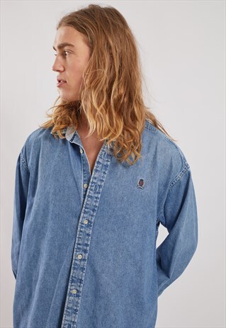 VINTAGE TOMMY HILFIGER DENIM SHIRT