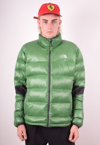 THE NORTH FACE MENS VINTAGE PADDED JACKET LARGE GREEN 90S