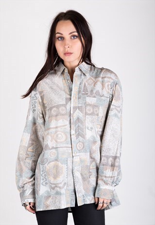 VINTAGE 80S PATTERN SHIRT