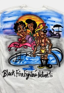 Vintage 1995 custom spray painted single stitch T-Shirt
