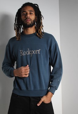 Vintage 90's Rockport Sweatshirt Blue
