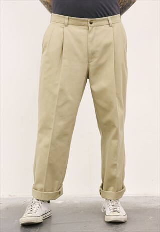 VINTAGE 1980S BEIGE TROUSERS