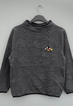 Vintage Mickey unlimited Mickey Mouse grey fleece small 