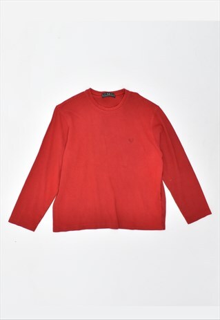 VINTAGE 90'S FRED PERRY TOP LONG SLEEVE RED