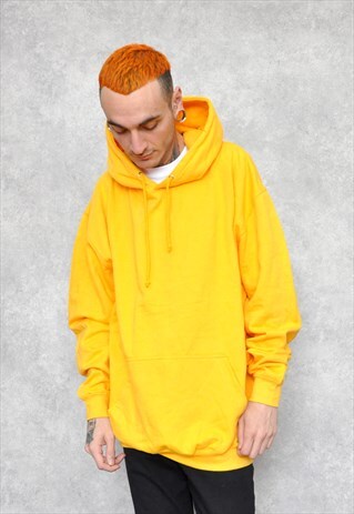 YELLOW RINGSPUN HOODIE
