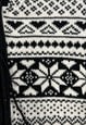 VINTAGE ABSTRACT KNITTED CARDIGAN ZIP UP PATTERNED HOODIE