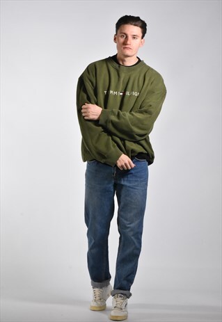 VINTAGE TOMMY HILFIGER SPELLOUT SWEATSHIRT