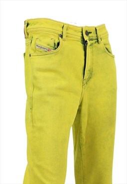 Vintage Y2K Diesel Washed Out Jeans in Yellow