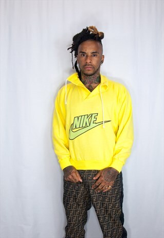 NIKE YELLOW VINTAGE SWEATSHIRT