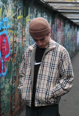 VINTAGE 00S REVERSIBLE BURBERRY NOVA CHECK JACKET