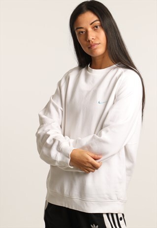 VINTAGE NIKE EMBROIDERED LOGO SWEATSHIRT
