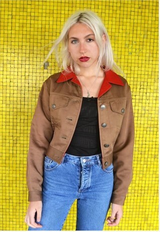 VINTAGE CROPPED FELT GAUTIER JACKET