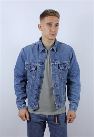 LEVIS TATTERED DENIM ORIGINAL MEN JACKET