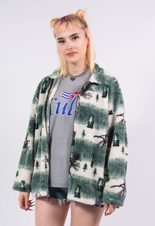 VINTAGE 90'S NATURE FESTIVAL TEDDY FLEECE