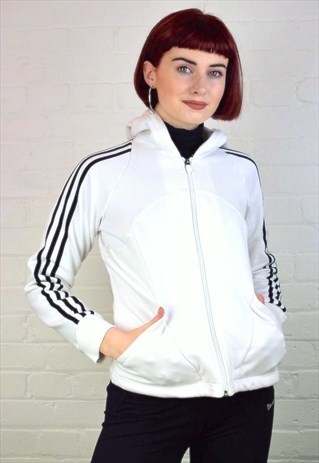 VINTAGE 90'S ZIP UP ADIDAS HOODIE