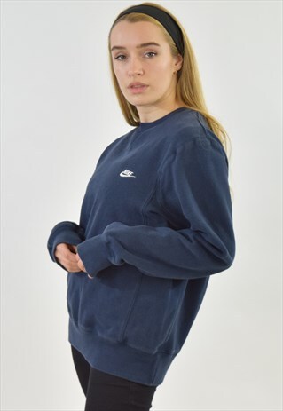 VINTAGE 90S BLUE NIKE SWEATSHIRT JUMPER
