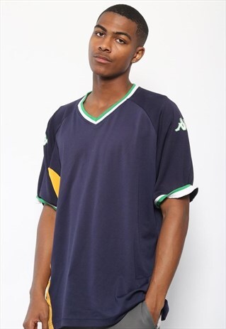 VINTAGE KAPPA LOGO SPORTS T-SHIRT BLUE
