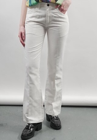 VINTAGE 90'S LEVI'S WHITE FLARED JEANS