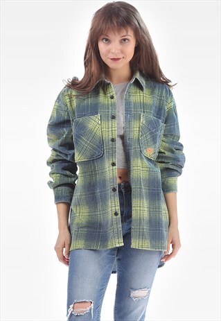 VINTAGE PLAID CORD SHIRT