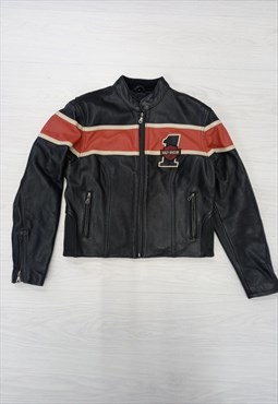 00s Harley-Davidson Biker Jacket Black