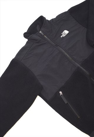 VINTAGE 90S THE NORTH FACE BLACK PANEL FLEECE