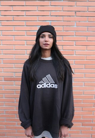 VINTAGE ADIDAS WASHED OVERSIZE SWEAT-SHIRT