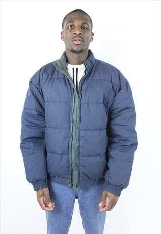 VINTAGE REVERSIBLE 90'S NAVY/GREEN PADDED JACKET