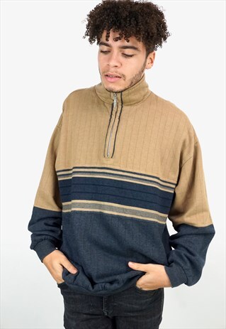 VINTAGE 90'S 1/4 ZIP SWEATSHIRT