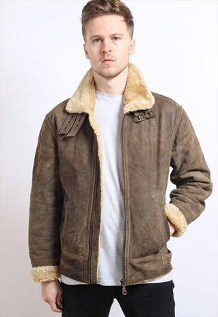 VINTAGE SUEDE AVIATOR JACKET