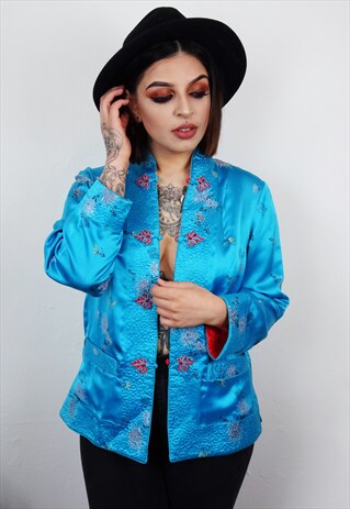 ORIENTAL SILKY REVERSIBLE STATEMENT JACKET
