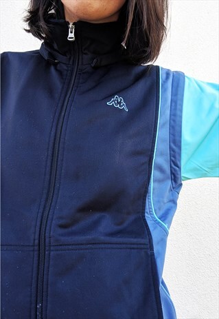 ROBE DI KAPPA SPORT VINTAGE TRACK JACKET GILET
